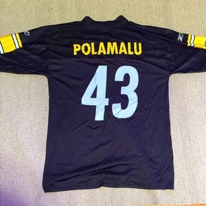 Vintage Reebok troy polamalu Pittsburgh Steelers jersey